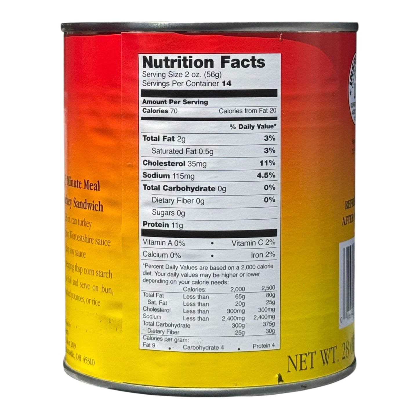 Yoder’s Canned Turkey Chunks
