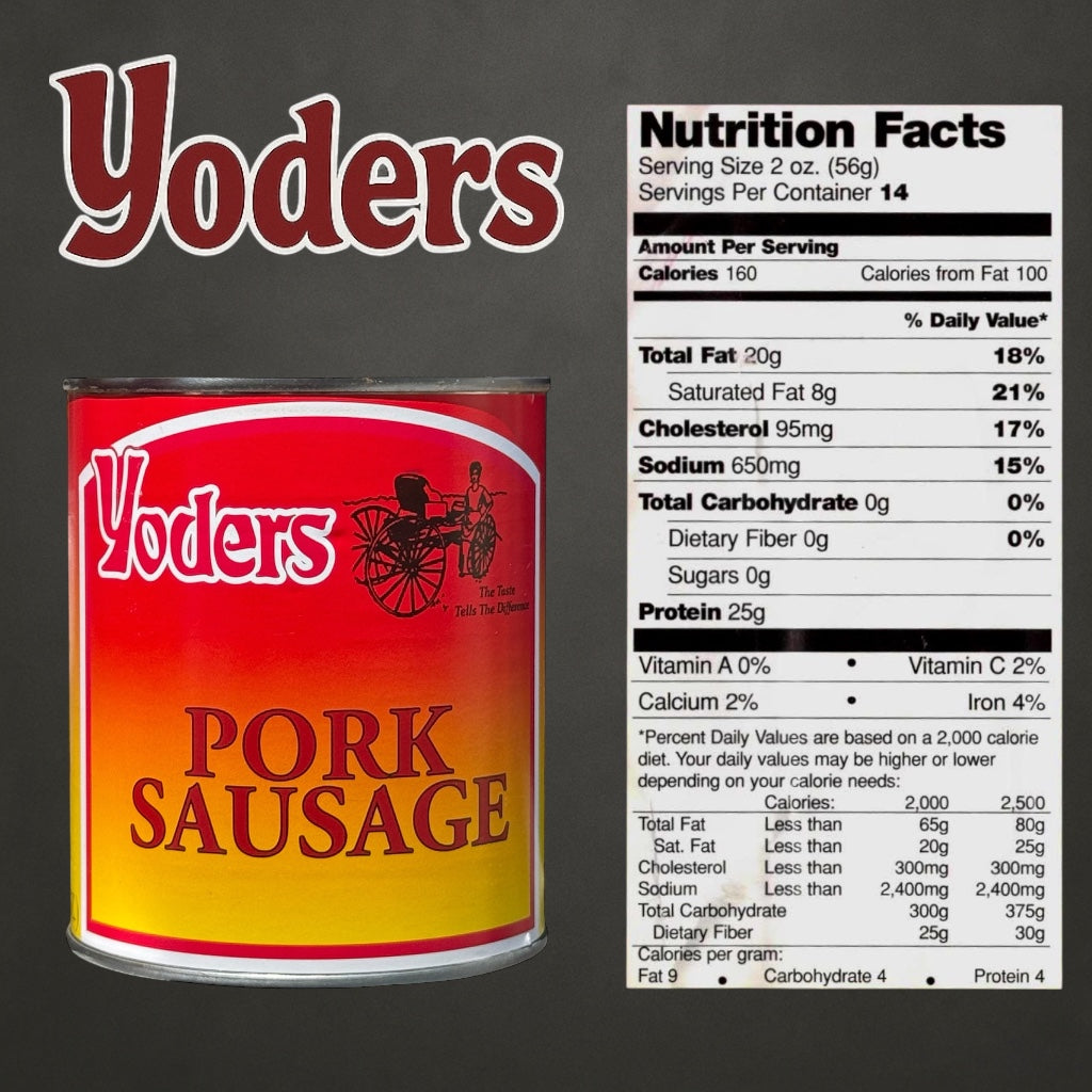 Yoder’s Canned Pork Sausage