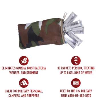 Chlor Floc Water Purification Packets