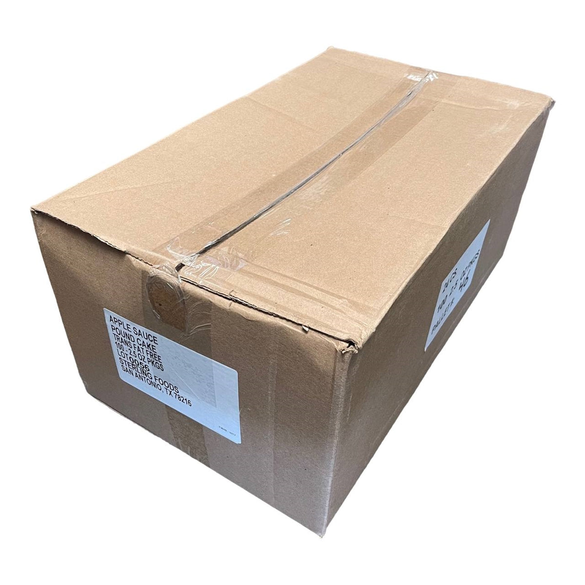 BULK MRE Dessert - 100 packs of Applesauce Pound Cake