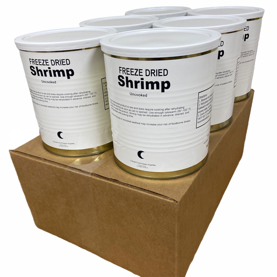 Freeze Dried Uncooked Peeled Shrimp