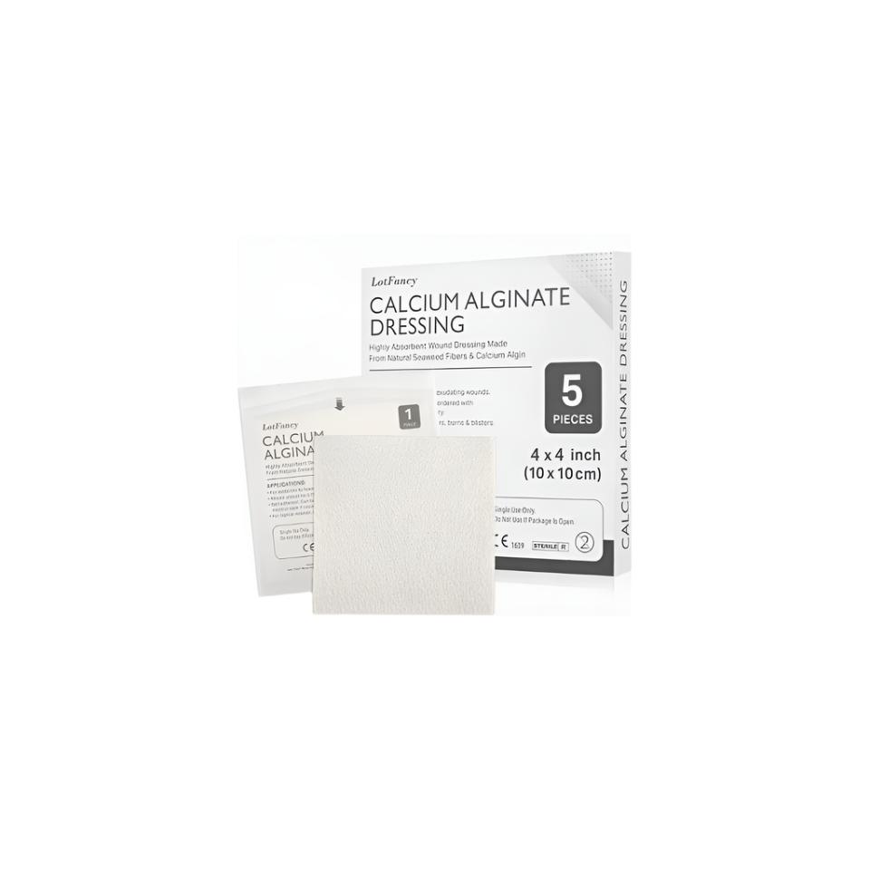 Calcium Alginate Wound Dressing - 5 Pack Tradition Creek Calcium Alginate Wound Dressing - 5 Pack Tradition Creek