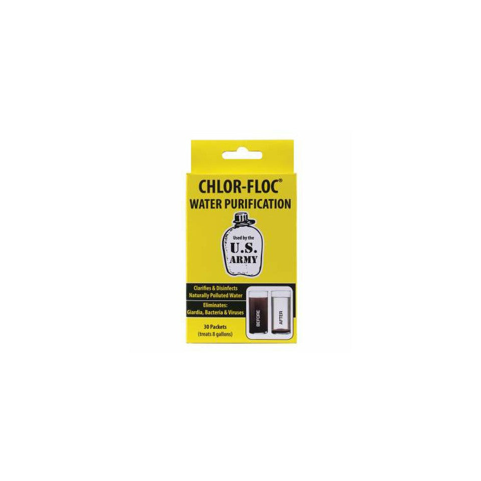 Chlor Floc Water Purification Packets