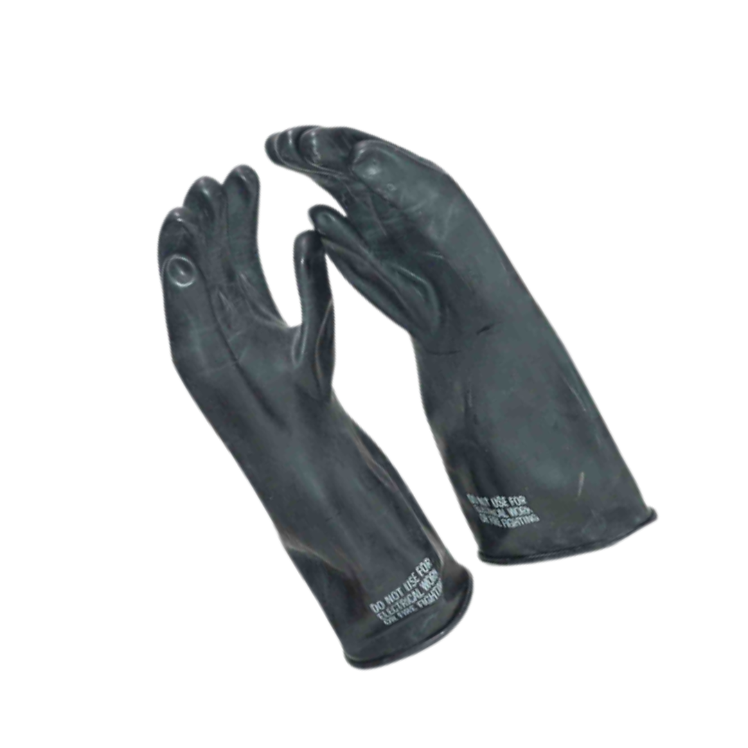 NBC Rubber Protective Gloves - Size Large