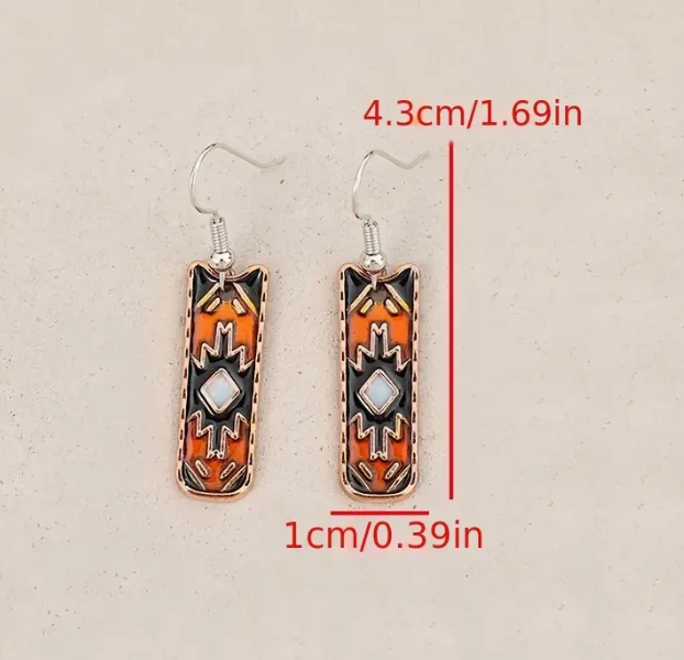 Navajo Style Earrings