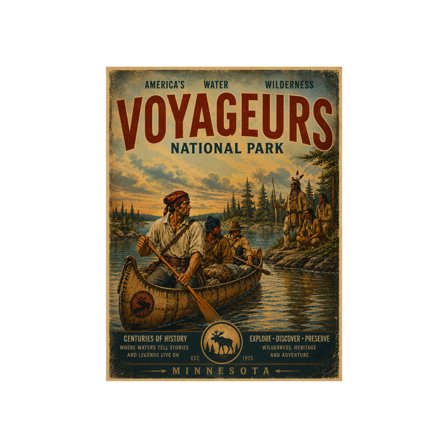 Voyageurs National Park Poster