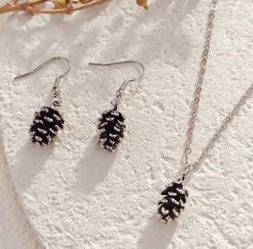 Pine Cone Earrings