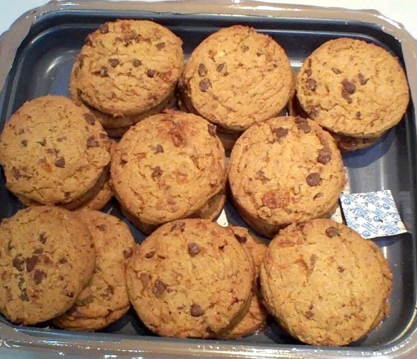 Military MRE Tray Pack, Peanut Butter Cookies with Chocolate Chips