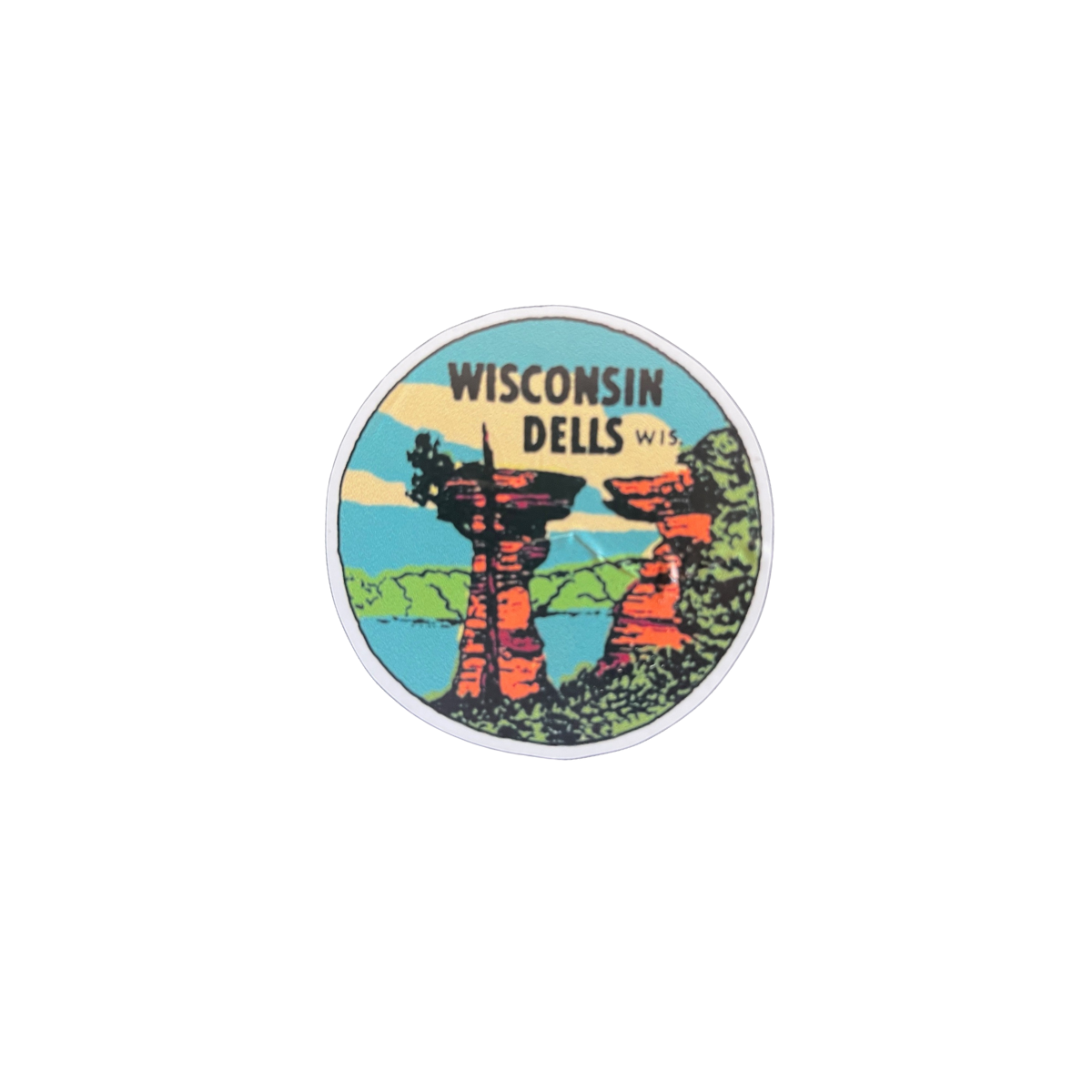 Wisconsin Dells Vintage Sticker