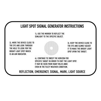 USGI Type Survival Signal Mirror