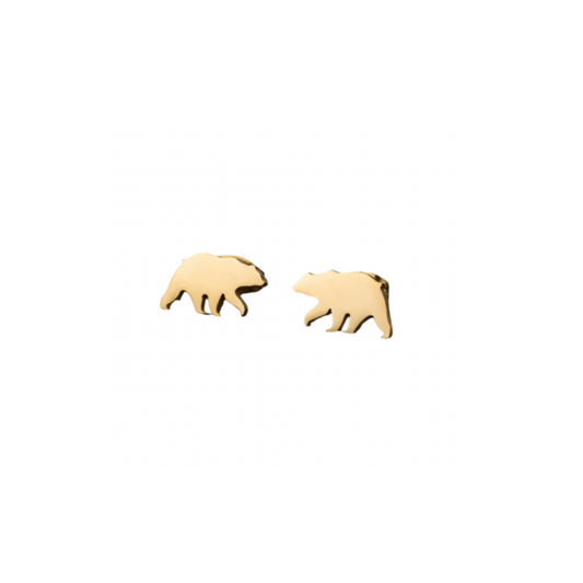 Bear Stud Earrings