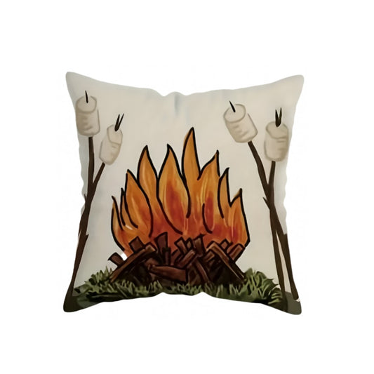 Campfire Pillow Cover