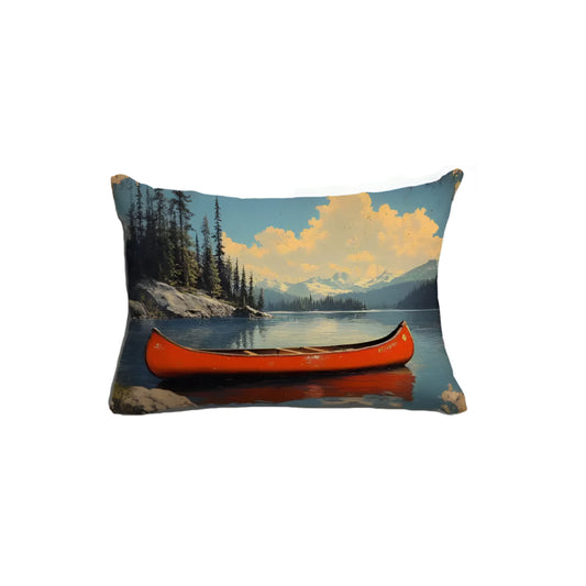 Vintage Canoe Pillow Cover