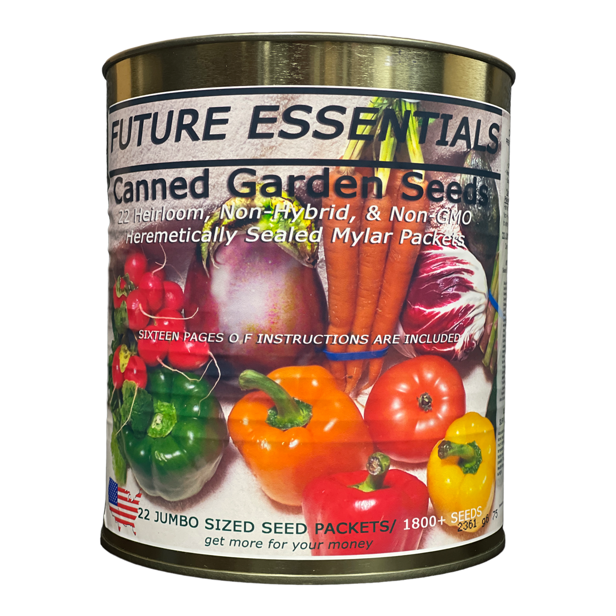 22 Different Heirloom Garden Seeds for Long Term Storage
