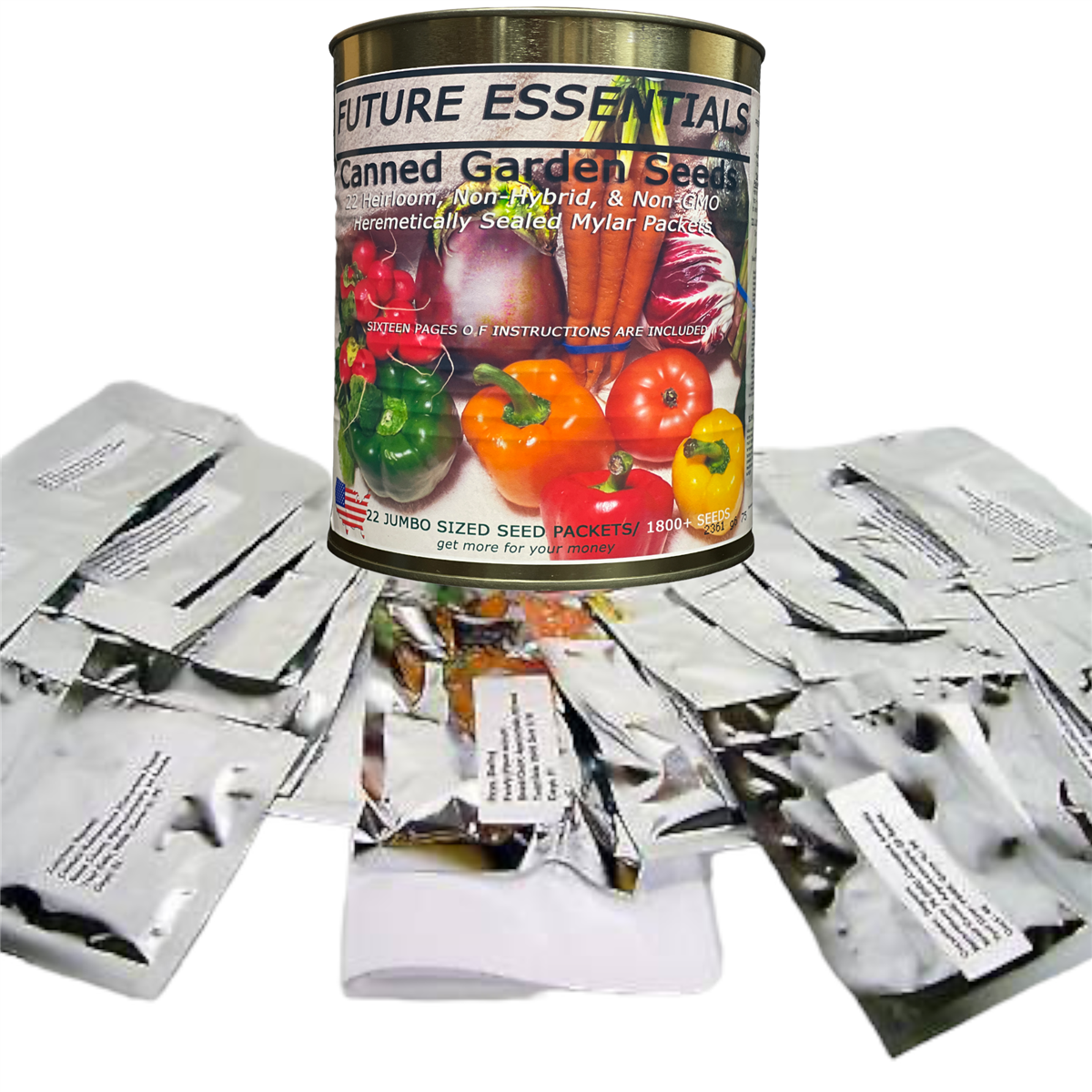 22 Different Heirloom Garden Seeds for Long Term Storage