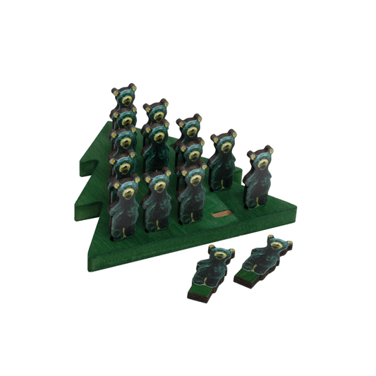 Bears Wooden Peg Game