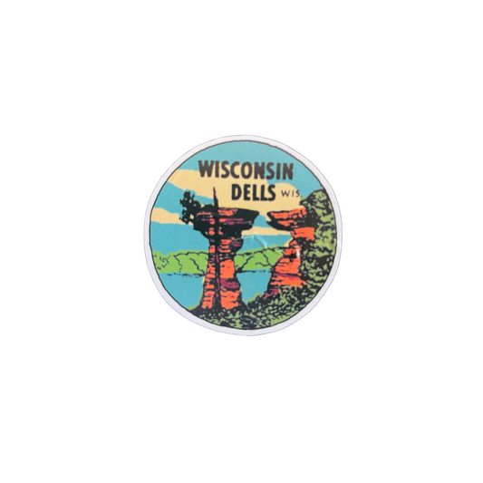 Wisconsin Dells Vintage Sticker