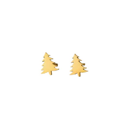 Pine Tree Stud Earrings